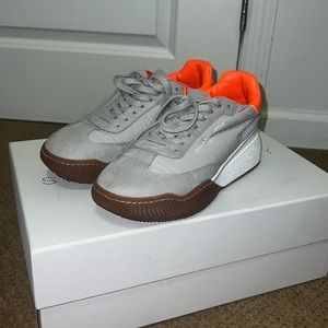 Stella McCartney Nylon Leather Trim Embellishment Sneakers